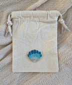 (Schelpen) zakje Blauwe Schelp