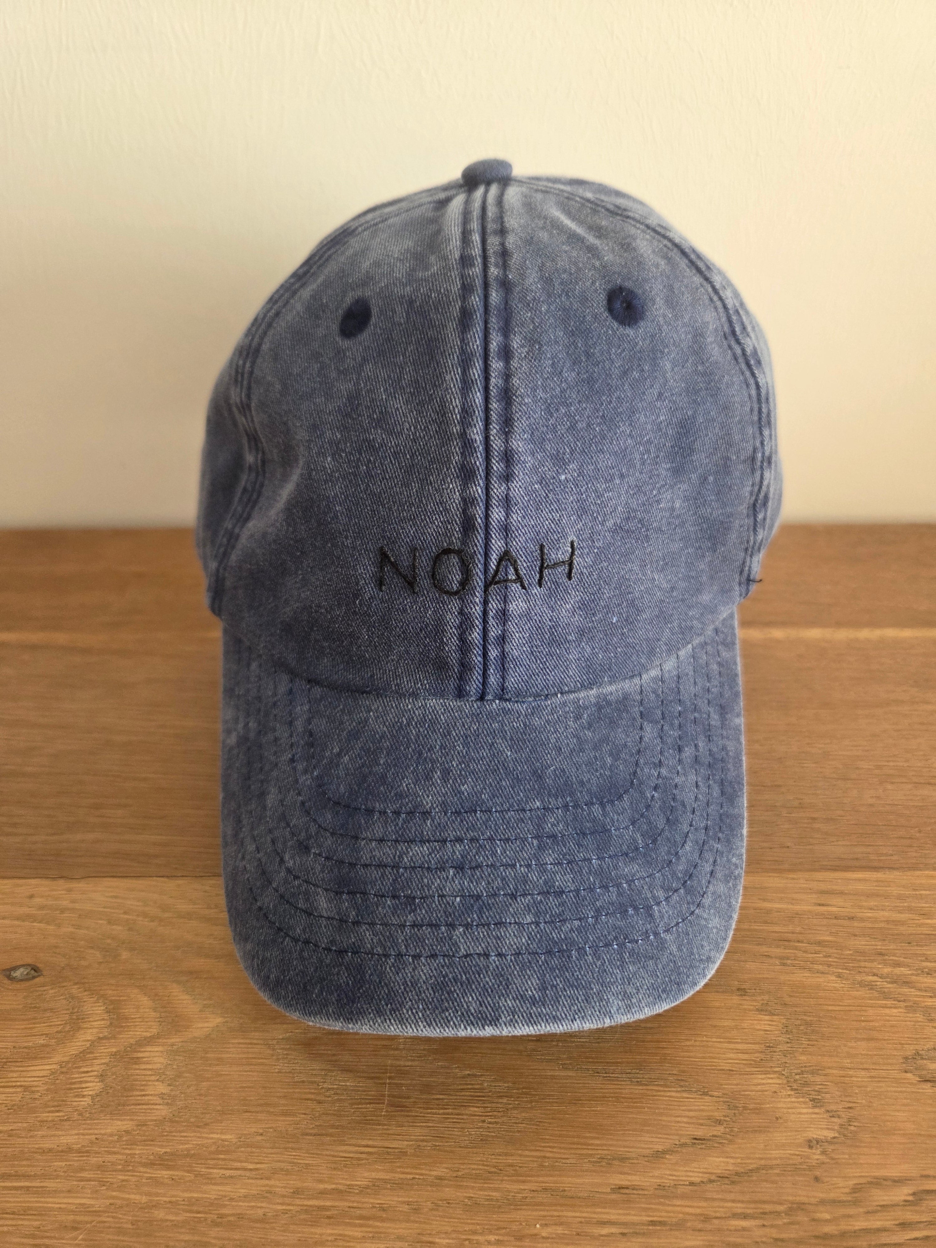 Junior Pet donkerblauw met naam