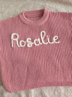 Sweater Roze met naam